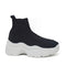 BLACK PULL ON SOCK